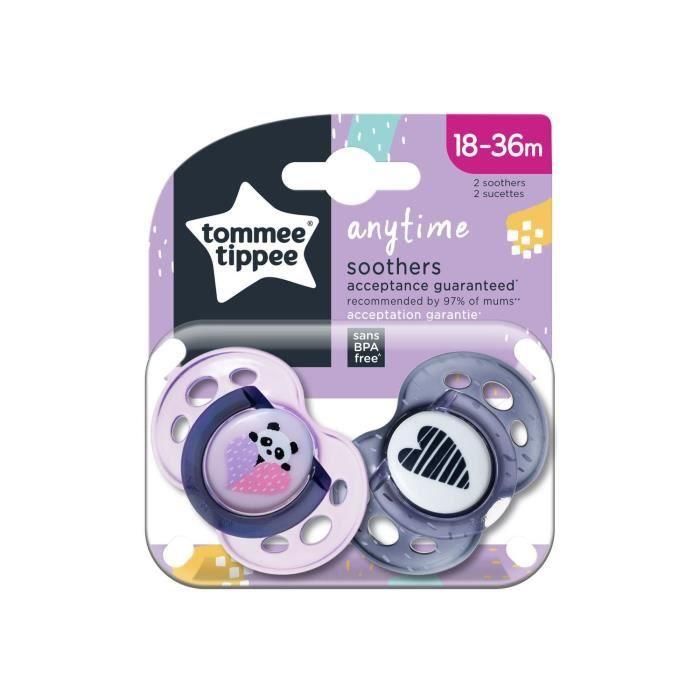 Chupete TOMMEE TIPPEE Classic CTN 18-36m Mixto x2 2