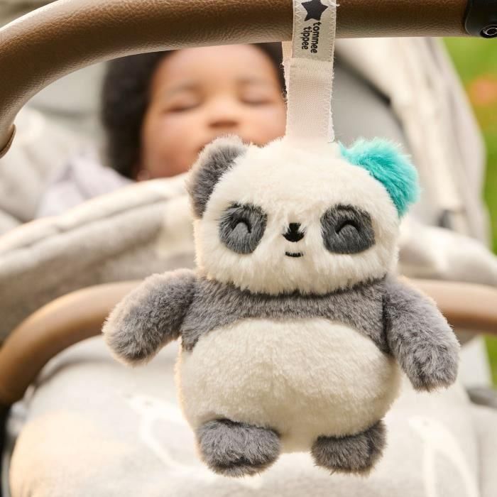 Mini Peluche - TOMMEE TIPPEE - Pippo El Panda - Ayuda para dormir nómada - 6 sonidos - Recargable por USB - Lavable a máquina 2