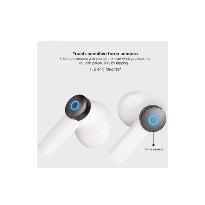 Auriculares Bluetooth TooQ Bender TQBWH-0031W con estuche de carga/ Autonomía 4h/ Blancos 3