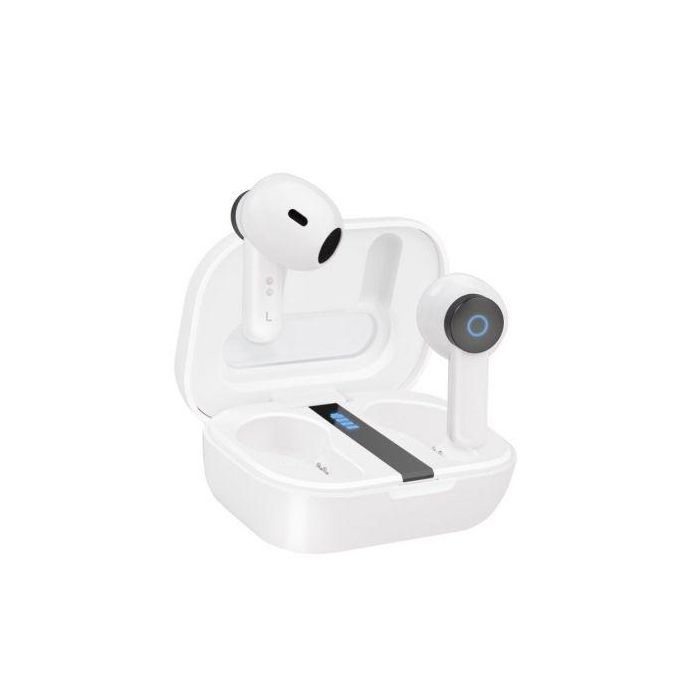 Auriculares Bluetooth TooQ Bender TQBWH-0031W con estuche de carga/ Autonomía 4h/ Blancos