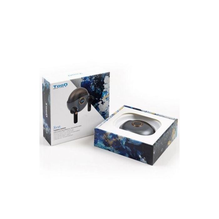 Auriculares Bluetooth TooQ Snail TQBWH-0060G con estuche de carga/ Autonomía 4h/ Grises y Negros 4