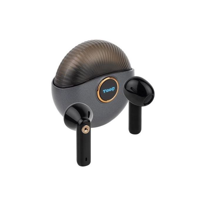 Auriculares Bluetooth TooQ Snail TQBWH-0060G con estuche de carga/ Autonomía 4h/ Grises y Negros