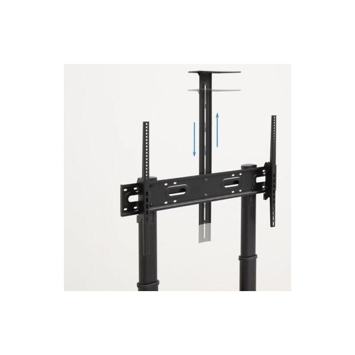 Soporte de Suelo Inclinable con Ruedas TooQ Narnia FS20500M-B para TV de 60-100"/ hasta 100kg 4