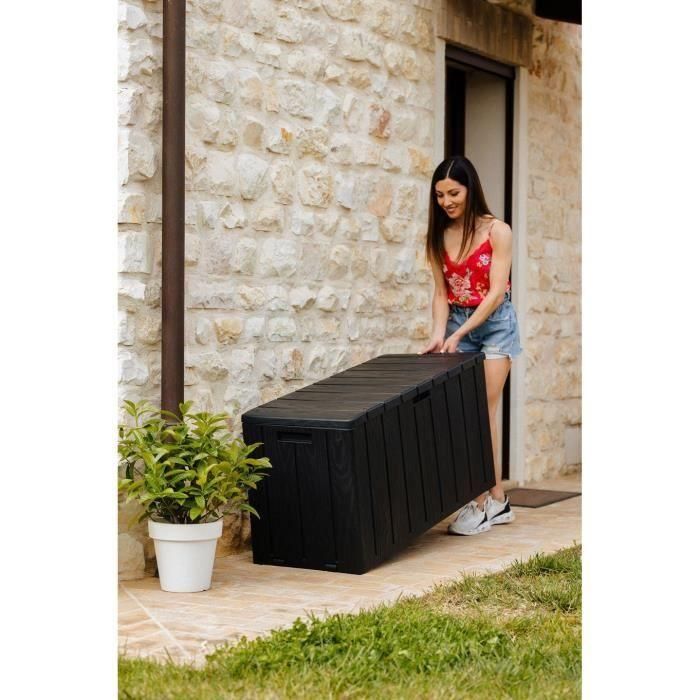 Jardinera BRAVO - Resina - Capacidad 270L - Antracita 2