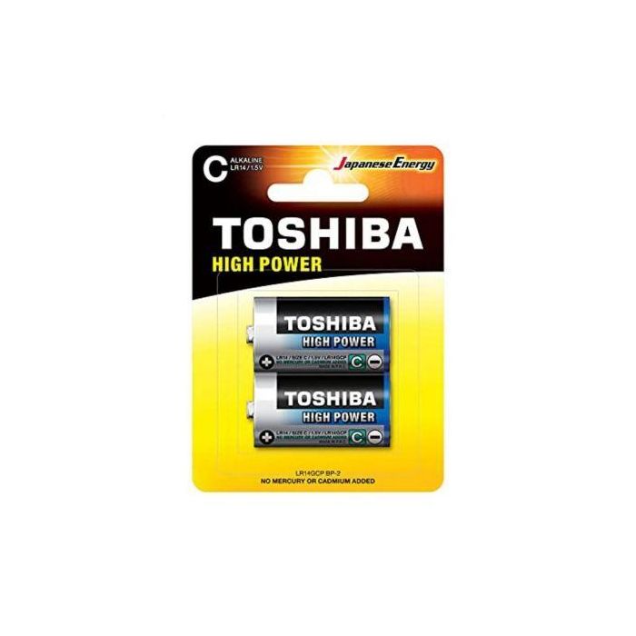 Pack de 2 Pilas C 2 Toshiba LR14/ 1.5V/ Alcalinas