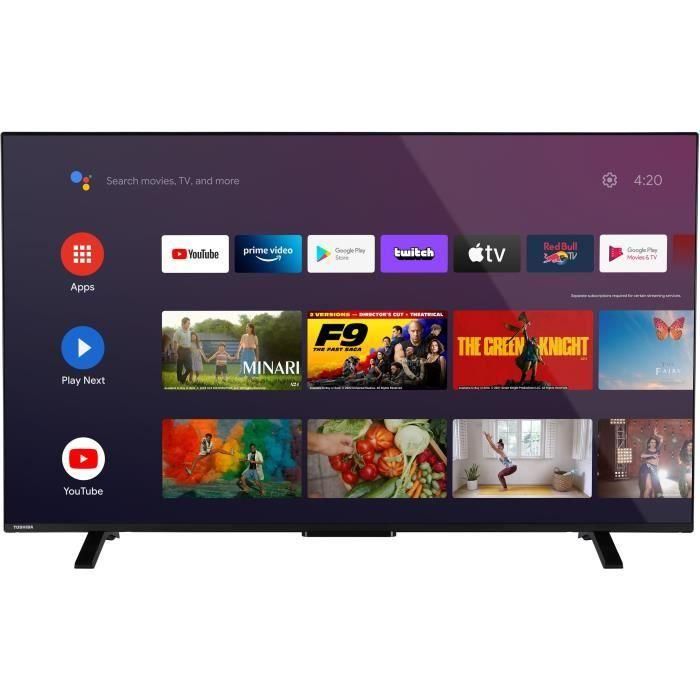 TOSHIBA 55UA2363DG - TV LED de 55'' (140 cm) - 4K UHD 3840x2160 - Dolby Vision - TV Android conectado - 3xHDMI - WiFi TOSHIBA 55UA2363DG - TV LED de 55'' (140 cm) - 4K UHD 3840x2160 - Dolby Vision - TV Android conectado - 3xHDMI - WiFi
