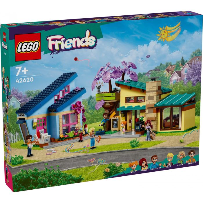 LEGO 42620 Friends Casas Familiares de Olly y Paisley, Muñeca de Juguete con Figuras y Accesorios 9 LEGO 42620 Friends Casas Familiares de Olly y Paisley, Muñeca de Juguete con Figuras y Accesorios 9