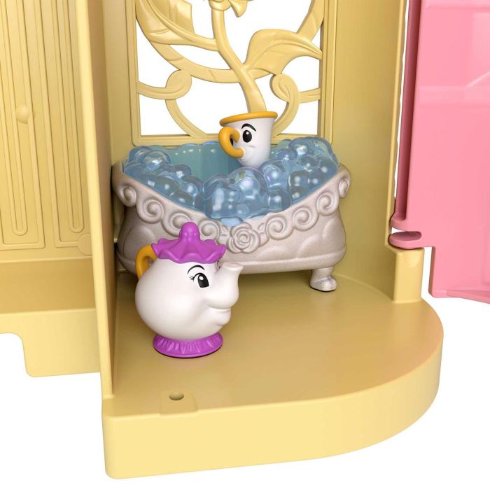 Mattel HLW94 Disney Princess Muñeca Mini Castillo de Bella y la Bestia - Casa de Muñecas Plegable con Accesorios para Niñas +3 Años 3 Mattel HLW94 Disney Princess Muñeca Mini Castillo de Bella y la Bestia - Casa de Muñecas Plegable con Accesorios para Niñas +3 Años 3