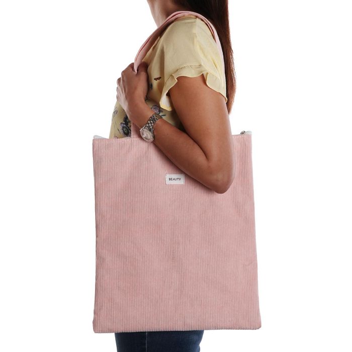 Bolso Corduroy Rosa Versa 40CM (2 Unidades) 1 Bolso Corduroy Rosa Versa 40CM (2 Unidades) 1