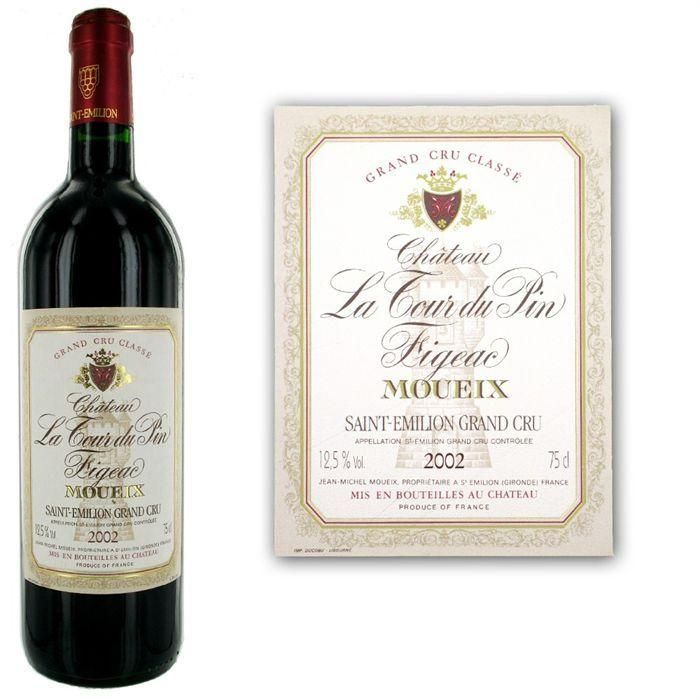 Château Tour du Pin Figeac Moueix 2002 Saint-Emilion Grand Cru Classé - vino tinto de Burdeos