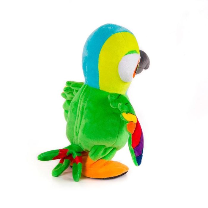 Bandai Peluche interactivo Lorito Pepe de La Granja de Zenón con sonidos y luces. Funciona con pilas AAA. Edad recomendada: +10 meses 1