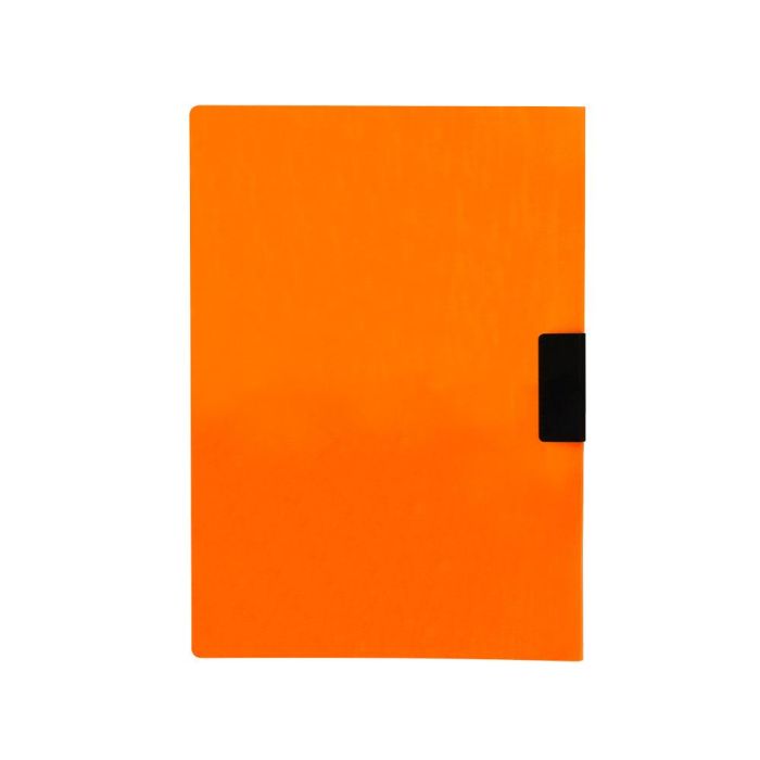 Carpeta Liderpapel Dossier Pinza Lateral Polipropileno Din A4 Naranja Fluor Opaco 30 Hojas Pinza Deslizante 2