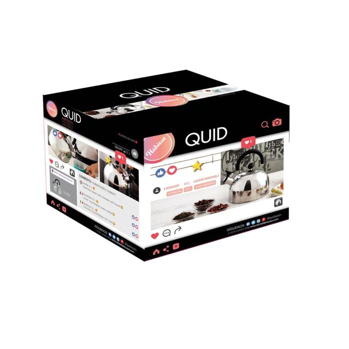 Quid Hervidor Habitat Acero Inoxidable 2L Apto Inducción Vitrocerámica Gas Eléctrica 5