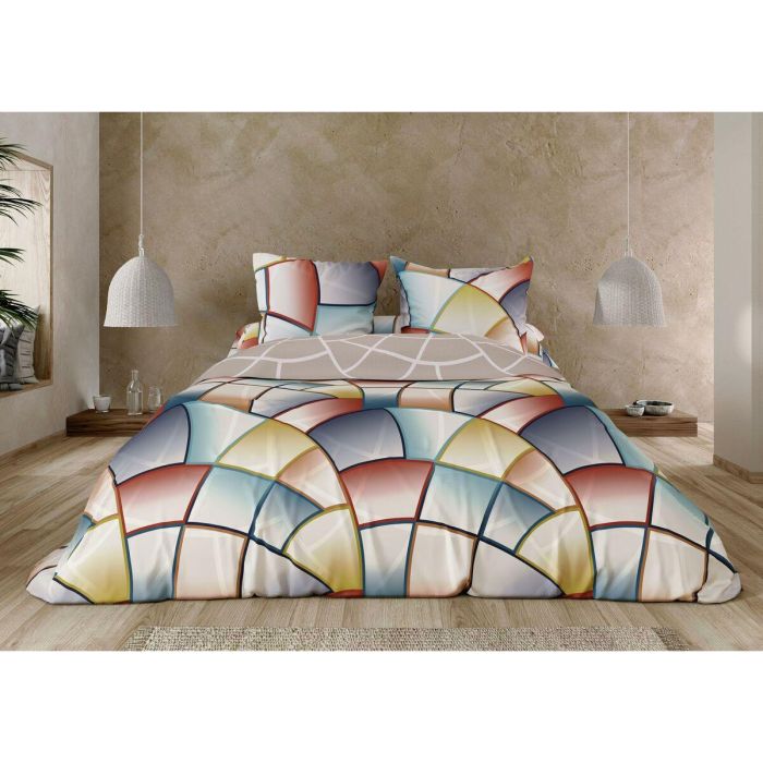 Funda Nórdica Pierre Cardin Lucas Marrón 144 Hilos 220 x 230 cm 2 Funda Nórdica Pierre Cardin Lucas Marrón 144 Hilos 220 x 230 cm 2
