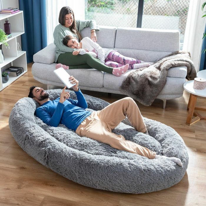 InnovaGood® Cama para perro Cloft, cama perro grande, tejido de poliéster, cama perros medianos antiestrés, Máxima relajación y 11 InnovaGood® Cama para perro Cloft, cama perro grande, tejido de poliéster, cama perros medianos antiestrés, Máxima relajación y 11