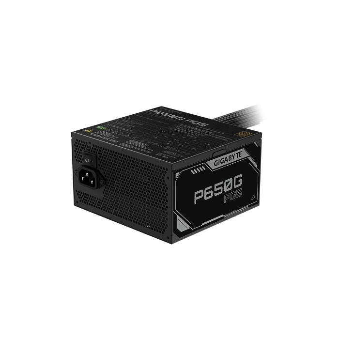 Gigabyte Fuente de Alimentación P650G PCIe 5.1, 650W, 80 PLUS Silver, ATX 3.1, EU - 28200-P65G5-1CEUR 2