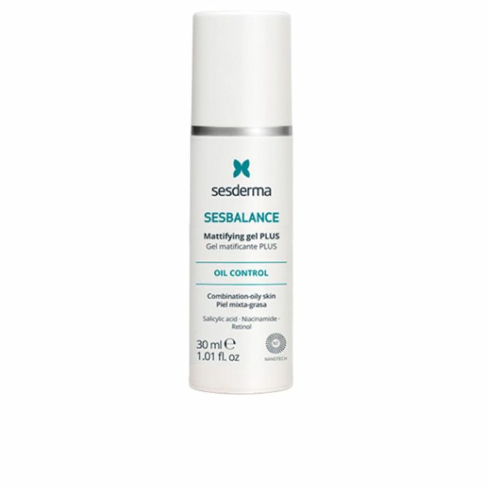 Sesderma SESBALANCE Gel Seborregulador Plus - Tratamiento Acné, Poros, Puntos Negros, Marcas. Matificante Piel Grasa/Mixta 30ml Sesderma SESBALANCE Gel Seborregulador Plus - Tratamiento Acné, Poros, Puntos Negros, Marcas. Matificante Piel Grasa/Mixta 30ml