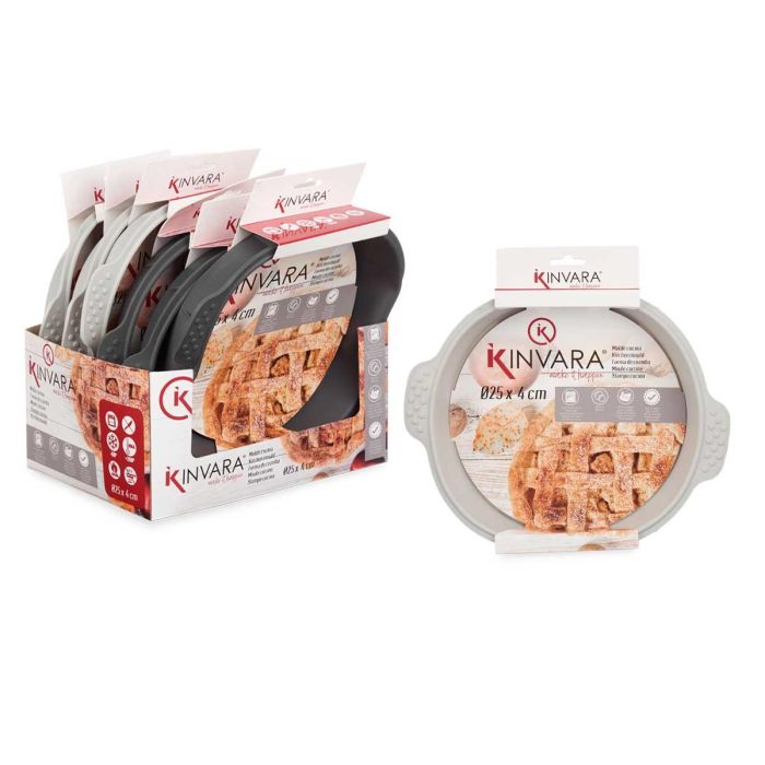 Molde Silicona Redondo Con Asas Surtidos Kinvara 30X4CM (12 Unidades) 2 Molde Silicona Redondo Con Asas Surtidos Kinvara 30X4CM (12 Unidades) 2