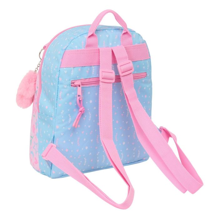 Mochila BlackFit8 Smile Rosa Azul claro 25 x 30 x 13 cm Mini Mochila BlackFit8 Smile Rosa Azul claro 25 x 30 x 13 cm Mini