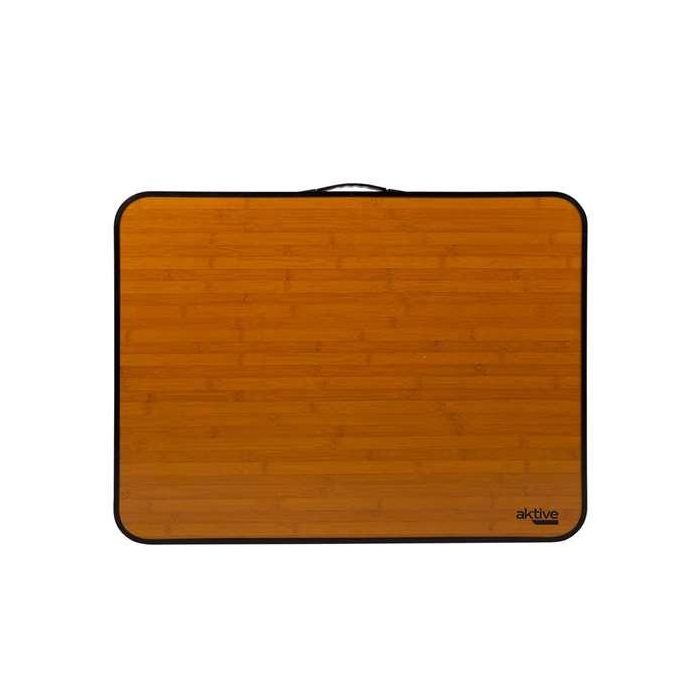 Mesa camping plegable acero color bambú aktive 80x60x67 cm 1 Mesa camping plegable acero color bambú aktive 80x60x67 cm 1