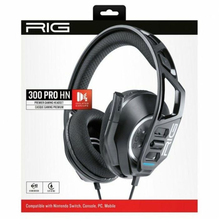 Auriculares Nacon RIG 300HN Negro 2 Auriculares Nacon RIG 300HN Negro 2