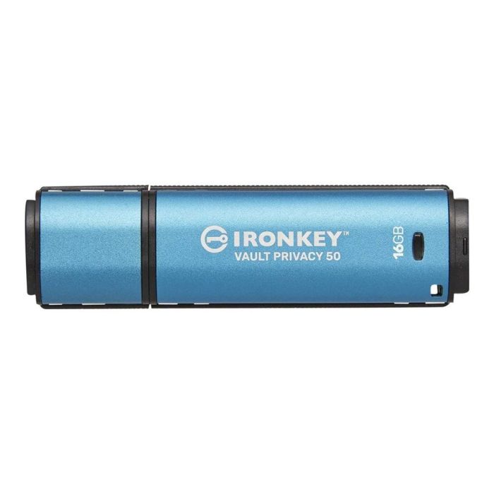 Kingston Memoria USB 3.2 16GB IronKey Vault Privacy 50 Series - Cifrado AES-XTS 256 bits FIPS 197, Resistente al Agua 0 Kingston Memoria USB 3.2 16GB IronKey Vault Privacy 50 Series - Cifrado AES-XTS 256 bits FIPS 197, Resistente al Agua 0