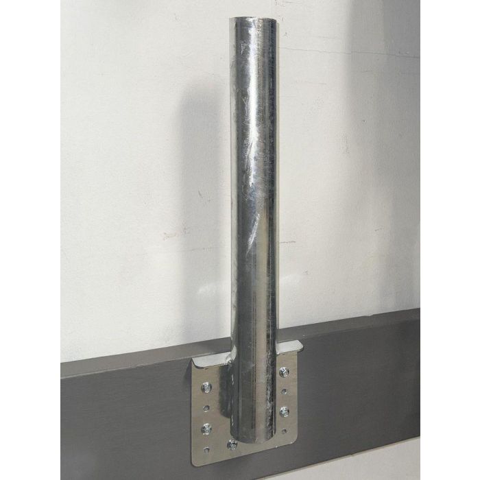 Next Green Soporte de tubo para tablón y fachada 60-540, para montaje en paredes y fachadas para cajas de carga, tubo soldado de 60 mm de longitud 540 mm 1