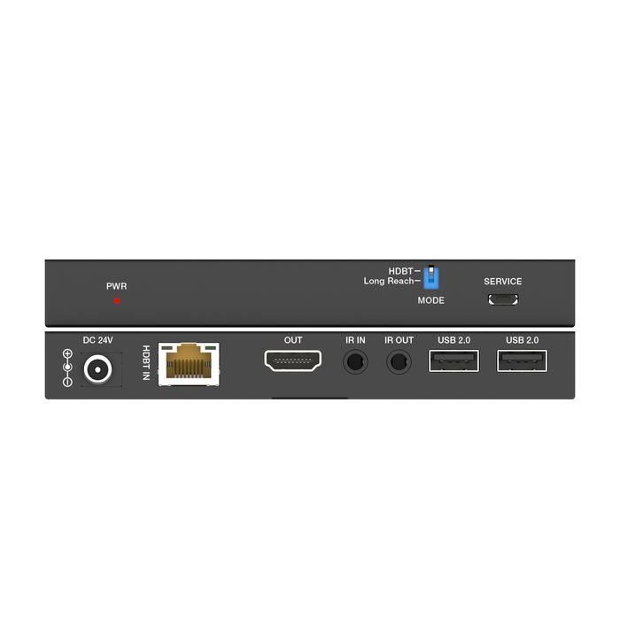 Vivolink VLKVM150 Kit Extensor KVM HDBaseT 18Gbps 4K60 USB 2.0 a 150m con PoC para Salas de Conferencia y Señalización Digital 4