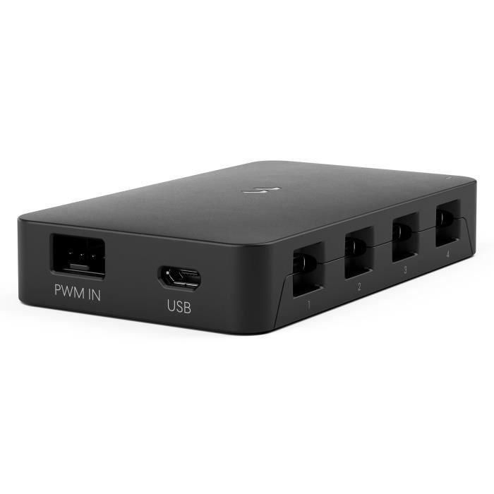 Fractal Design FRA7340172709084 Caja para PC Hub Adjust Pro Micro-USB 16 dispositivos ARGB Gen 2 Conector USB 2.0 interno Negro 1 Fractal Design FRA7340172709084 Caja para PC Hub Adjust Pro Micro-USB 16 dispositivos ARGB Gen 2 Conector USB 2.0 interno Negro 1