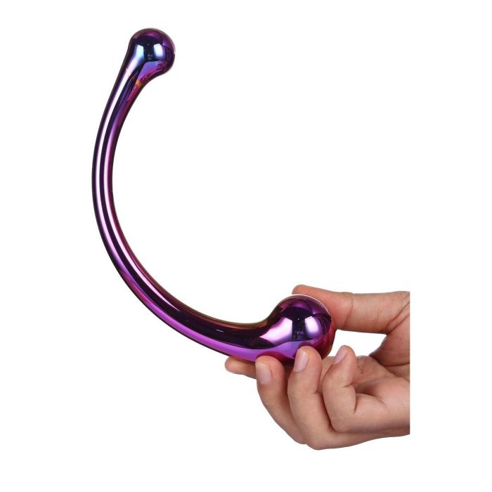 Consolador Clásico Dream Toys Glamour Glass Multicolor Ø 3,5 cm 2 Consolador Clásico Dream Toys Glamour Glass Multicolor Ø 3,5 cm 2