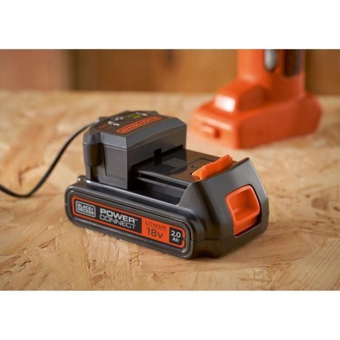 Black+Decker BL2018-XJ Batería de Litio 18V 2.0 Ah 2 Black+Decker BL2018-XJ Batería de Litio 18V 2.0 Ah 2