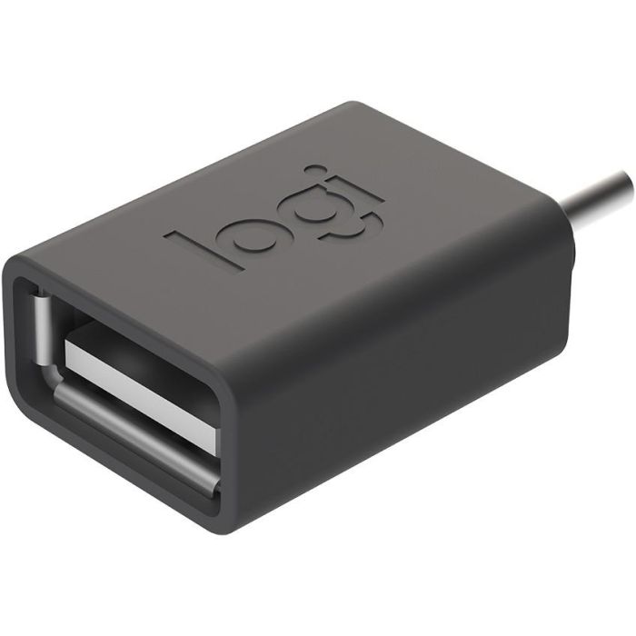 Logitech Adaptador USB-C a USB-A para Productos Inalámbricos, Receptores Unifying/Bolt, Laptops, Tablets y Móviles.