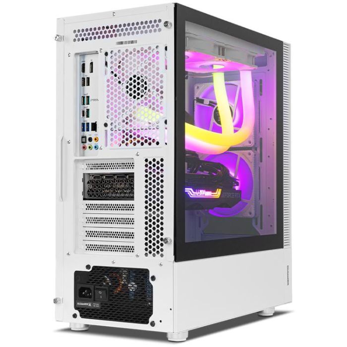 Nox Caja Gaming Semitorre Hummer Nemesis NXHUMMERNMSSWH Blanca con Cristal Templado y ARGB 3