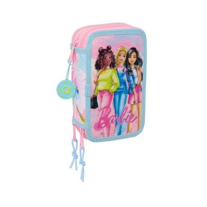 Plumier Escolar Safta Triple 37 Piezas Barbie 195x125x55 mm Plumier Escolar Safta Triple 37 Piezas Barbie 195x125x55 mm