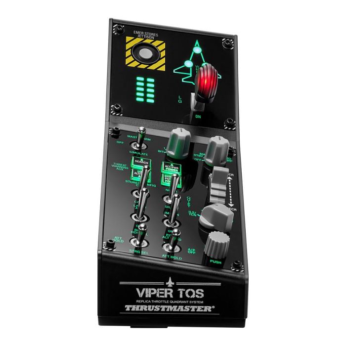 Thrustmaster Viper Panel Joystick/Palanca de control lateral + cuadrante de aceleración, PC, USB, Negro 1