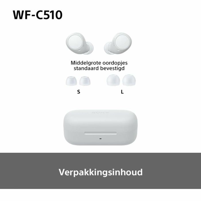 Auriculares Bluetooth Sony WF-C510 Blanco 36 Auriculares Bluetooth Sony WF-C510 Blanco 36