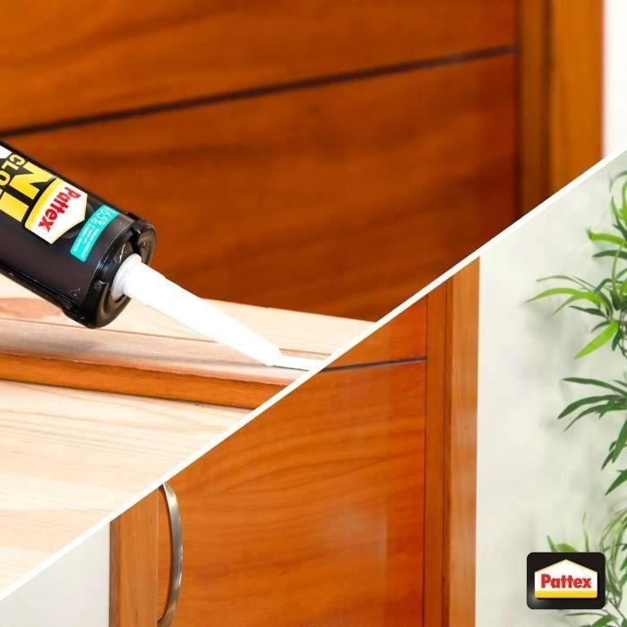 Pattex ni tornillo Ni Ni Chrono - Lote de 2 cartuchos 310ml 380g + 1 gratis 3 Pattex ni tornillo Ni Ni Chrono - Lote de 2 cartuchos 310ml 380g + 1 gratis 3