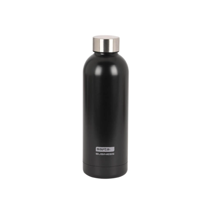 Safta Botella Termo Acero Inoxidable Business Black 7x22,5x 500 ml 0 Safta Botella Termo Acero Inoxidable Business Black 7x22,5x 500 ml 0