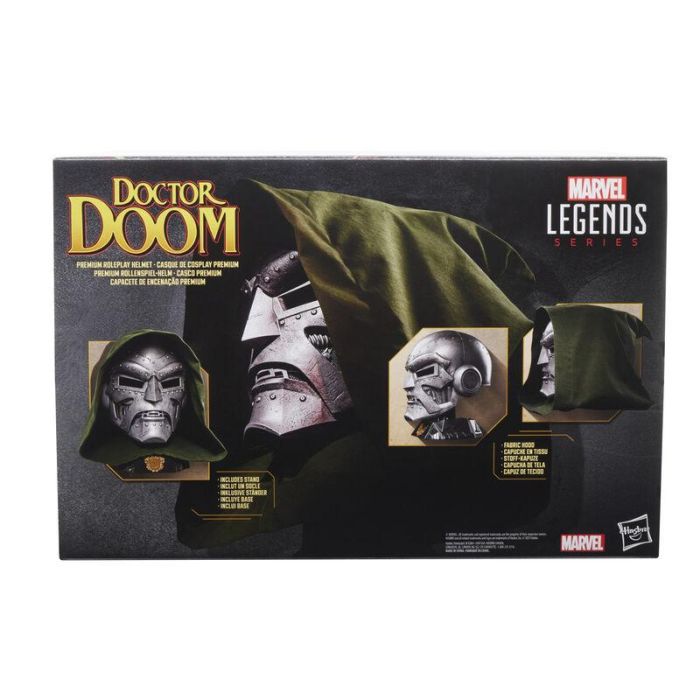 Hasbro Marvel Legends Casco Roleplay Premium Doctor Muerte | Réplica Escala 1:1 | Incluye Capucha y Base para Coleccionistas & Cosplay 1 Hasbro Marvel Legends Casco Roleplay Premium Doctor Muerte | Réplica Escala 1:1 | Incluye Capucha y Base para Coleccionistas & Cosplay 1