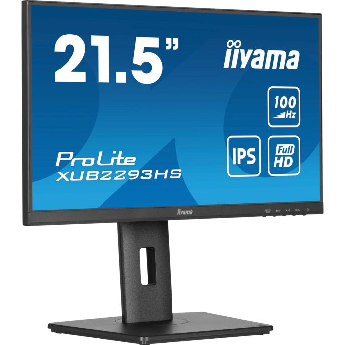 iiyama Monitor XUB2293HS-B6 21.5" Full HD IPS 1ms 100Hz HDMI DP 0 iiyama Monitor XUB2293HS-B6 21.5" Full HD IPS 1ms 100Hz HDMI DP 0
