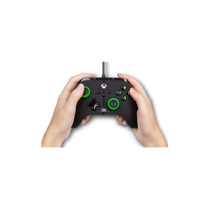 Power A Mando con Cable 1518818-02 para Xbox Series X/S Green Hint 7