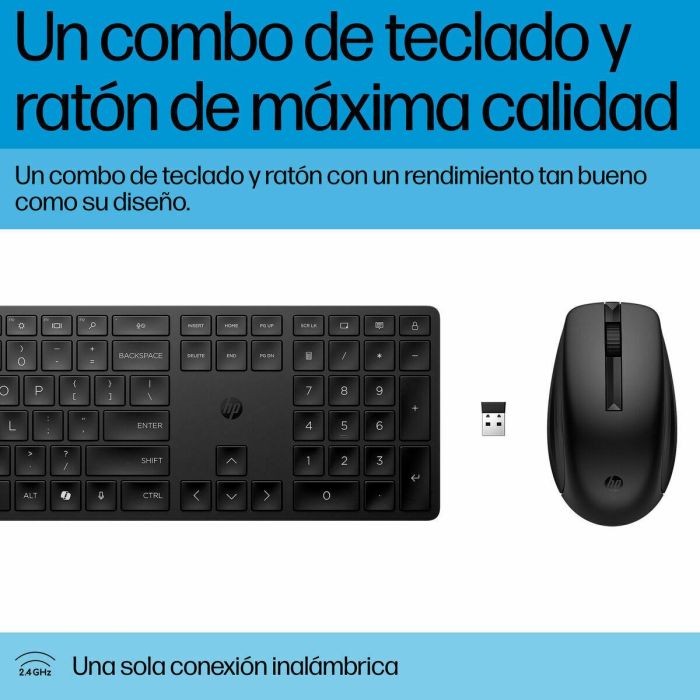 Teclado y Ratón HP 4R009UT#ABE Negro 5 Teclado y Ratón HP 4R009UT#ABE Negro 5