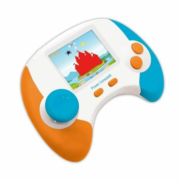 LEXIBOOK - Consola educativa bilingüe francés/inglés - Con pantalla LCD de 2,8 pulgadas - naranja/azul -JCG100DPi1 1