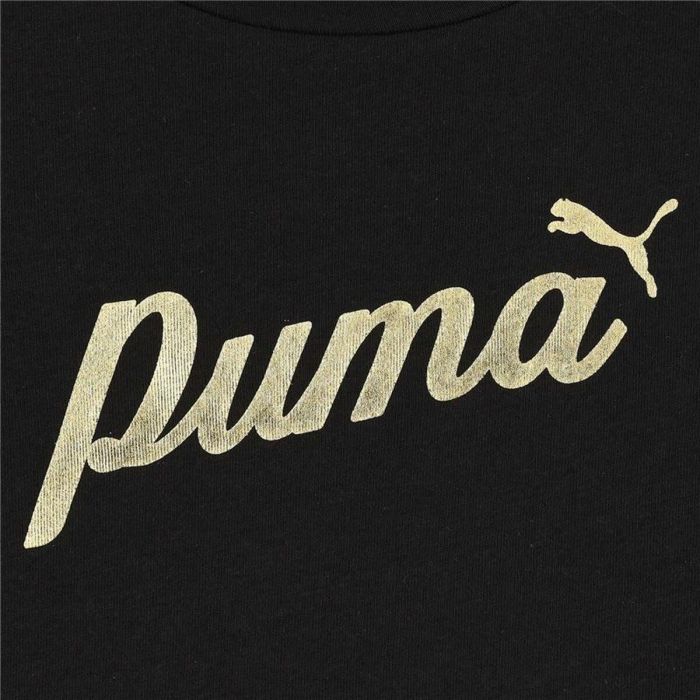 Camiseta de Manga Corta Infantil Puma Ess+ Script Metallic G 1