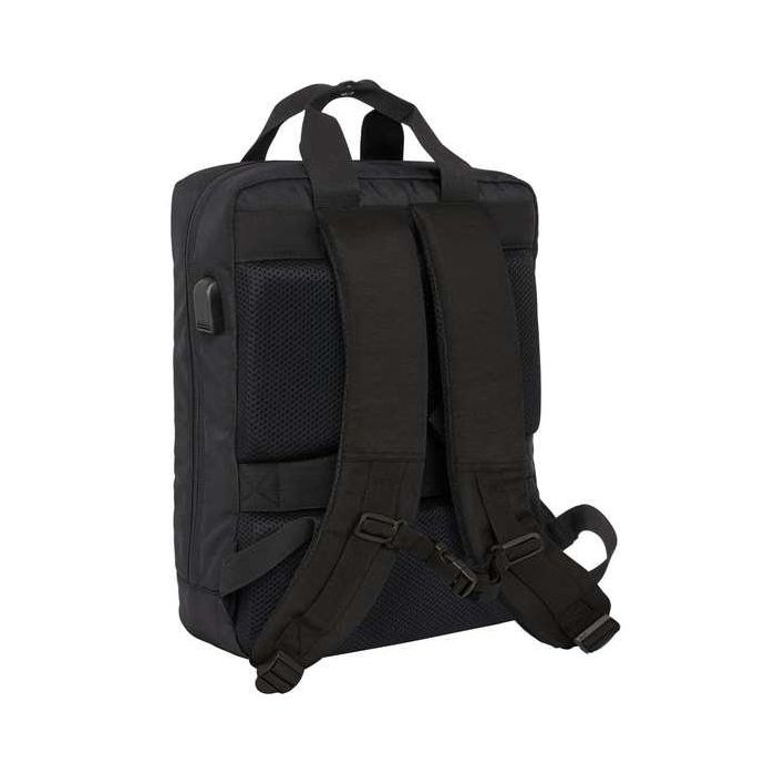 Mochila Safta Para Portatil 13,3''+Usb F.C. Barcelona Premium Black 110x290x390 mm 1 Mochila Safta Para Portatil 13,3''+Usb F.C. Barcelona Premium Black 110x290x390 mm 1