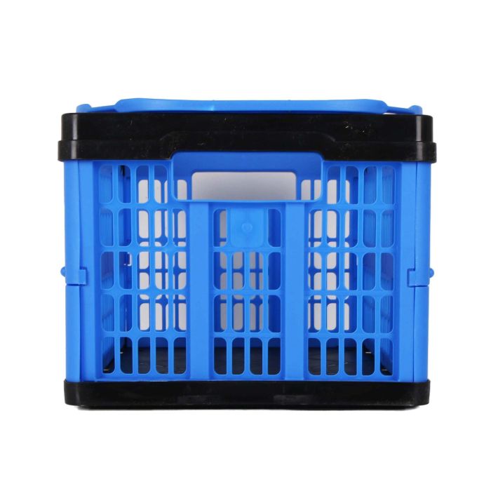 Inde Caja Plegable con Asas 16L Azul/Negro 39x25.5x21 cm (10 Unidades) 7