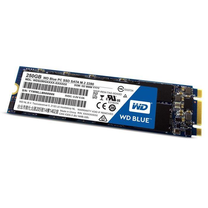 Western Digital 250 GB, M.2, SATA 6Gb/s, 540/500 MB/s Western Digital 250 GB, M.2, SATA 6Gb/s, 540/500 MB/s