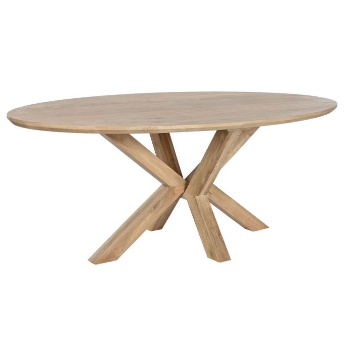 Mesa de Comedor Home ESPRIT Natural Madera de mango 200 x 100 x 77 cm Mesa de Comedor Home ESPRIT Natural Madera de mango 200 x 100 x 77 cm