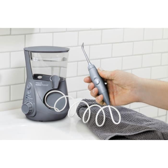 Waterpik WP-667 Ultra Professional Dental Jet - Gris - 10 niveles de presión - 7 boquillas incluidas 3 Waterpik WP-667 Ultra Professional Dental Jet - Gris - 10 niveles de presión - 7 boquillas incluidas 3
