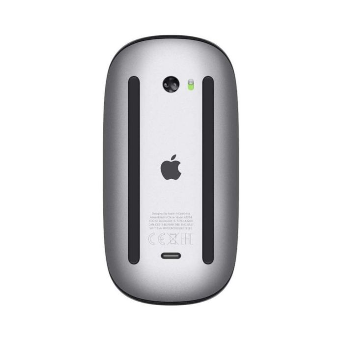 Apple Magic Mouse - Ratón Inalámbrico Multitouch Recargable con Cable USB-C - Negro